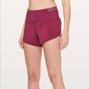 Lululemon before dawn run shorts size 4